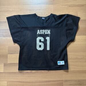 Vintage 90's Aspen Colorado Elks Russell Athletic Mesh Football Jersey Sz Medium